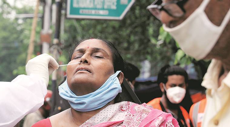 Coronavirus cases, Covid test, Corona deaths, Kolkata news, Bengal news, Indian express news