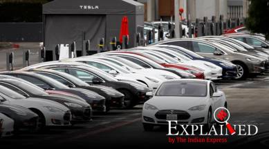 tesla, tesla stock, tesla news, elon must, indian express