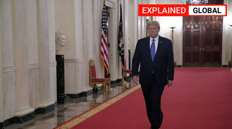 Donald trump, US election delay, can Trump delay US elections, mail-in voting US, US election dates, express explained, indian express