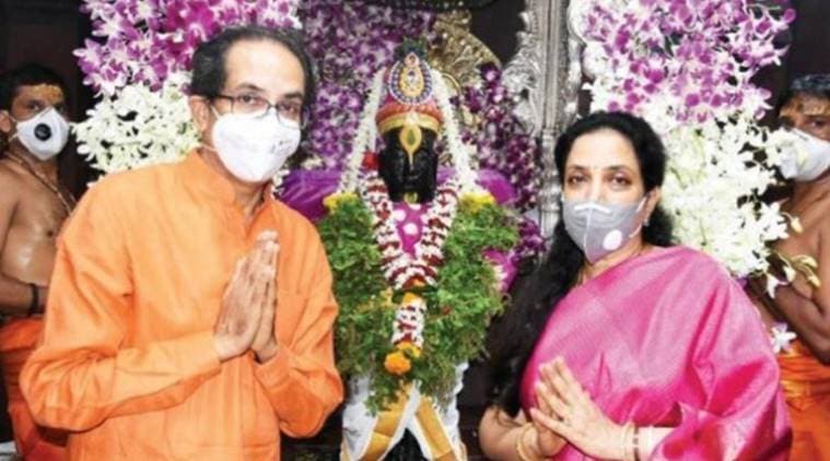 Uddhav Thackeray, Uddhav Thackeray Pandharpur temple, Pandharpur temple, Lord Vitthal temple Pandharpur, Pandharpur Lord Vitthal temple, India news, Indian Express