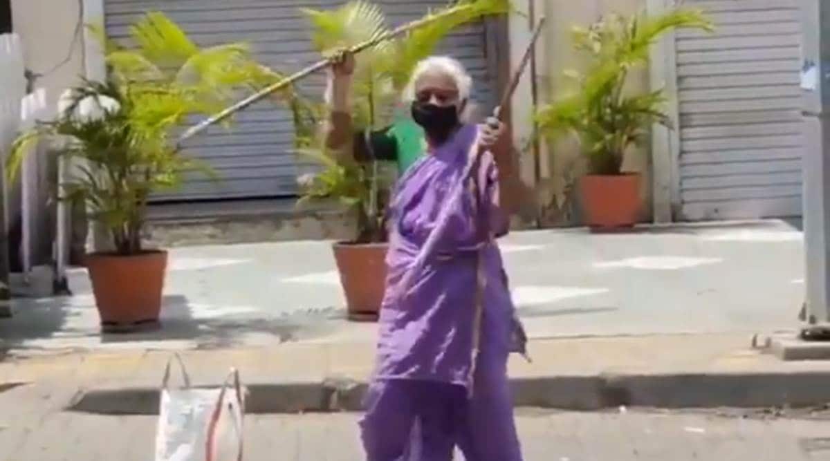 sonu sood, Pune's 'warrior Aaji', sonu sood helps Pune's 'warrior Aaji', sonu sood help, pune news, Maharashtra news, Indian express news