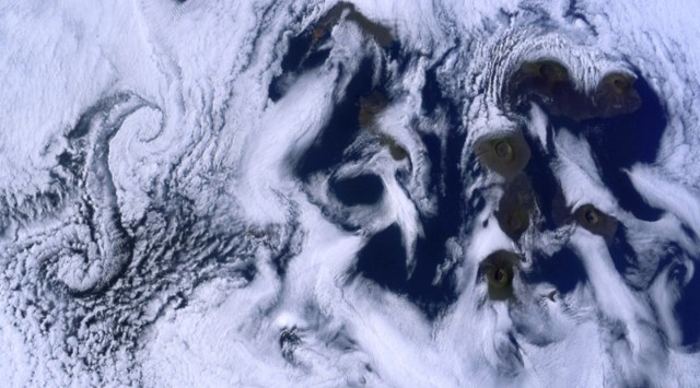 NASA, view from space, ISS, Chris Cassidy, Galapagos Islands, International Space Station, Galapagos Islands from space, NASA astronaut, Trending news, Indian Express news.