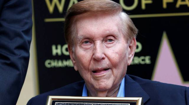 Sumner Redstone, media mogul Sumner Redstone, viacom cbs Sumner Redstone