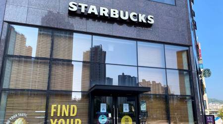 A Starbucks cafe photographed in South Korea. (Reuters)