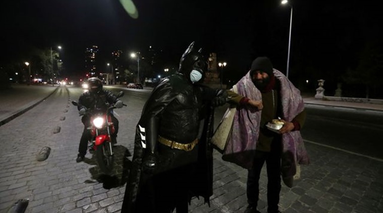 Santiago, Chile, Batman, Trajes de Batman, Disfraces de Batman, Trending news, Good news, Indian Express News.