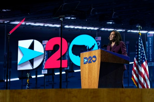 democratic national convention, dnc 2020, dnc 2020 day 3, dnc Delaware, kamala harris, kamala harris speech dnc, joe biden, barack obama, barack obama dnc speech, hillary clinton, nancy pelosi, donald trump, elizabeth warren, us elections 2020, us november election, indian express news