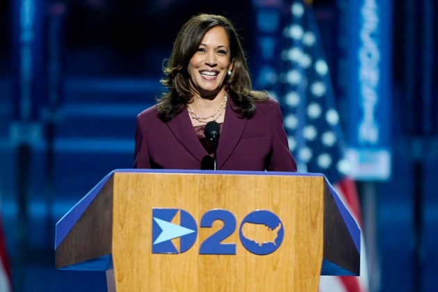 democratic national convention, dnc 2020, dnc 2020 day 3, dnc Delaware, kamala harris, kamala harris speech dnc, joe biden, barack obama, barack obama dnc speech, hillary clinton, nancy pelosi, donald trump, elizabeth warren, us elections 2020, us november election, indian express news
