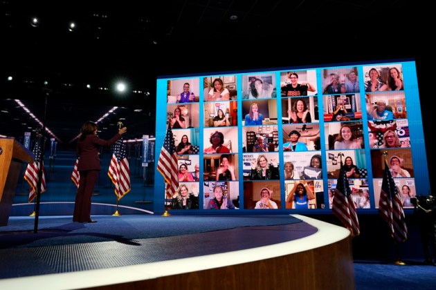 democratic national convention, dnc 2020, dnc 2020 day 3, dnc Delaware, kamala harris, kamala harris speech dnc, joe biden, barack obama, barack obama dnc speech, hillary clinton, nancy pelosi, donald trump, elizabeth warren, us elections 2020, us november election, indian express news
