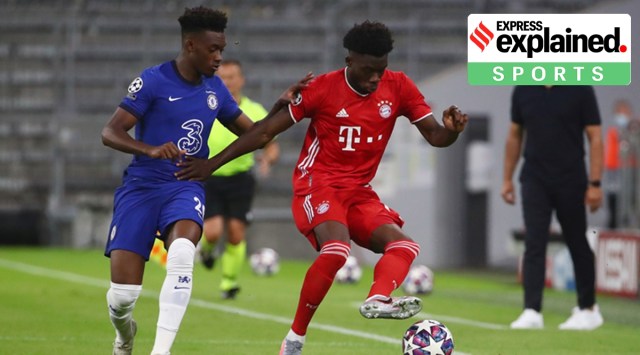 Alphonso Davies, who is Alphonso Davies, Lionel Messi, Barcelona vs Bayern Munich, Barcelona vs Bayern Munich time, Barcelona vs Bayern Munich match, Barcelona vs Bayern Munich live stream, Indian Express