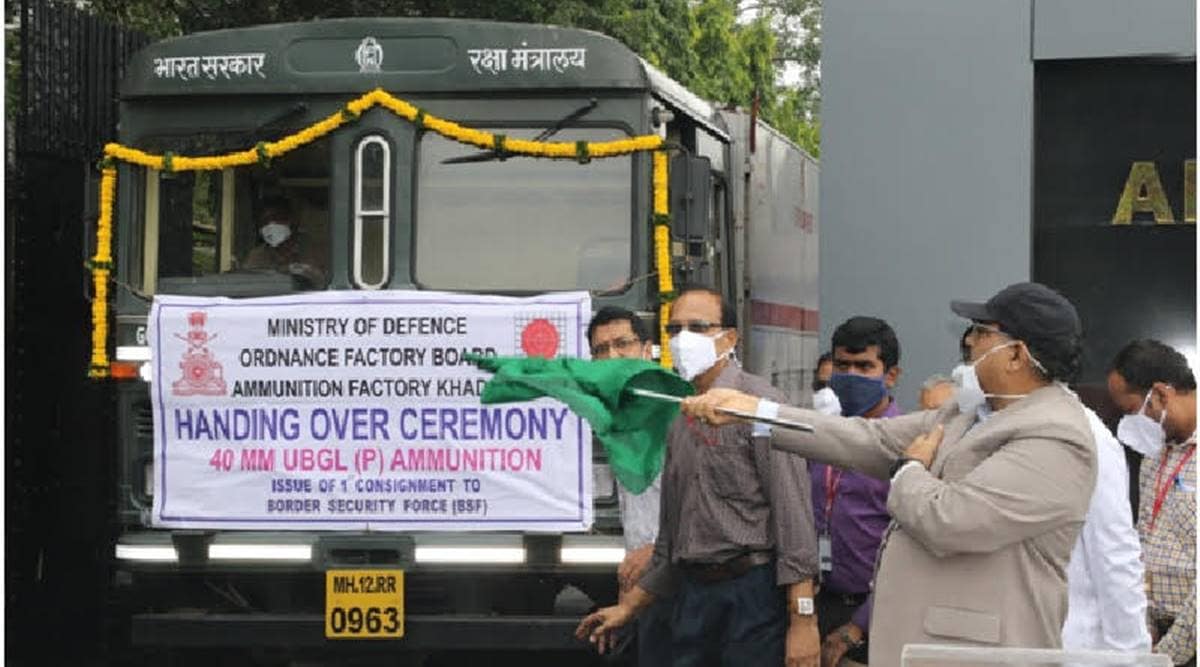 BSF, grenade launcher ammunition BSF, Ammunition Factory, Khadki, pune city news, India news