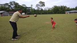 Assam-Volleyball Academy Abhijeet Bhattacharya’s Virtual Volleyball Academy is teaching kids in Assam’s villages the basics of the sport — one chaotic Zoom meeting at a time