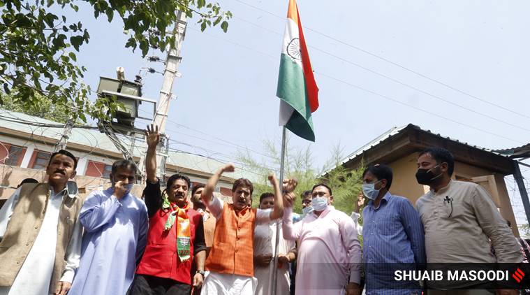 bjp jammu and kashmir, j&K article 370, article 370 first anniversary