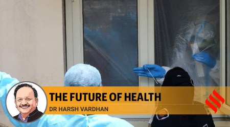 National Digital Health Mission, ndhm, ndhm health id, ndhm portal, HealthID, DigiDoctor, covid 19 health mission, Harsh Vardhan writes, Indian express opinion 