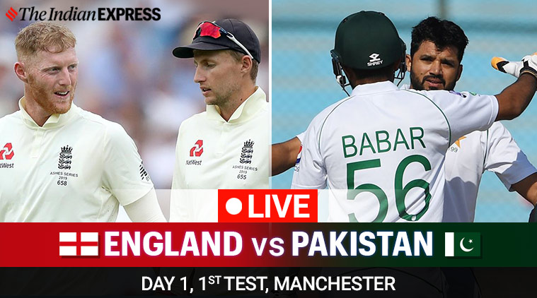 England Vs Pakistan 1st Test Day 1 Highlights Pakistan Reach 1392 On