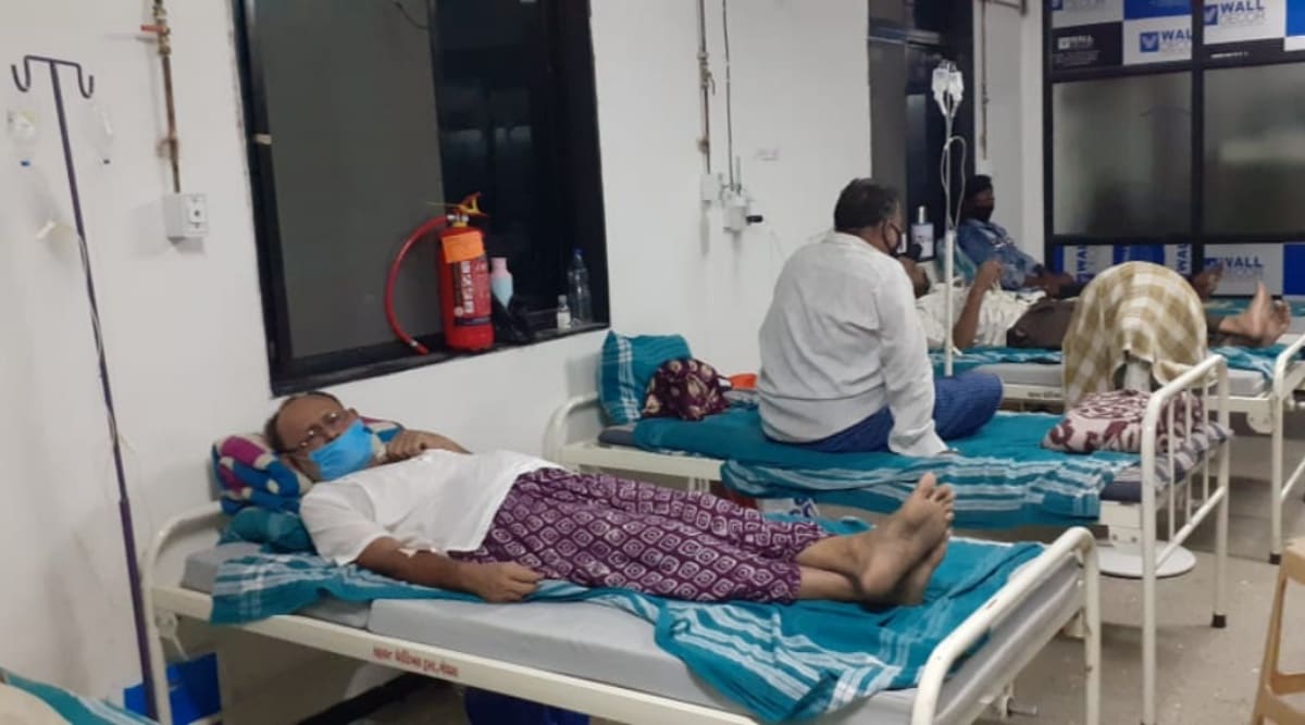 godhra mosque covid care centre, Masjid-e-Adam in Godhra, godhra civil hospital, ahmedabad news, surat news, indian express