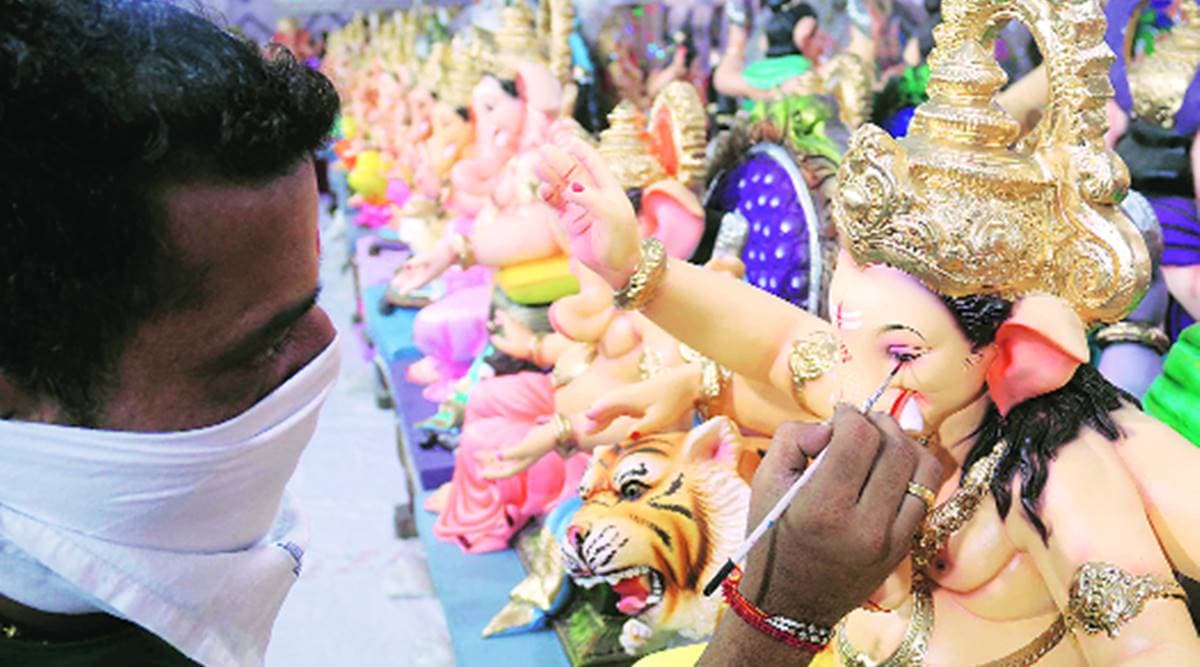 Ganesh Chaturthi, BMC, idol collection points, idol immerson, natural ponds, Mumbai news, Indian express news