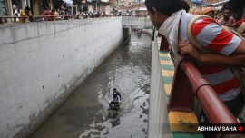 Gaushala underpass man drowns, ghaziabad man drowns in underpass, ghaziabad underpass flooded man drowns, ghaziabad news
