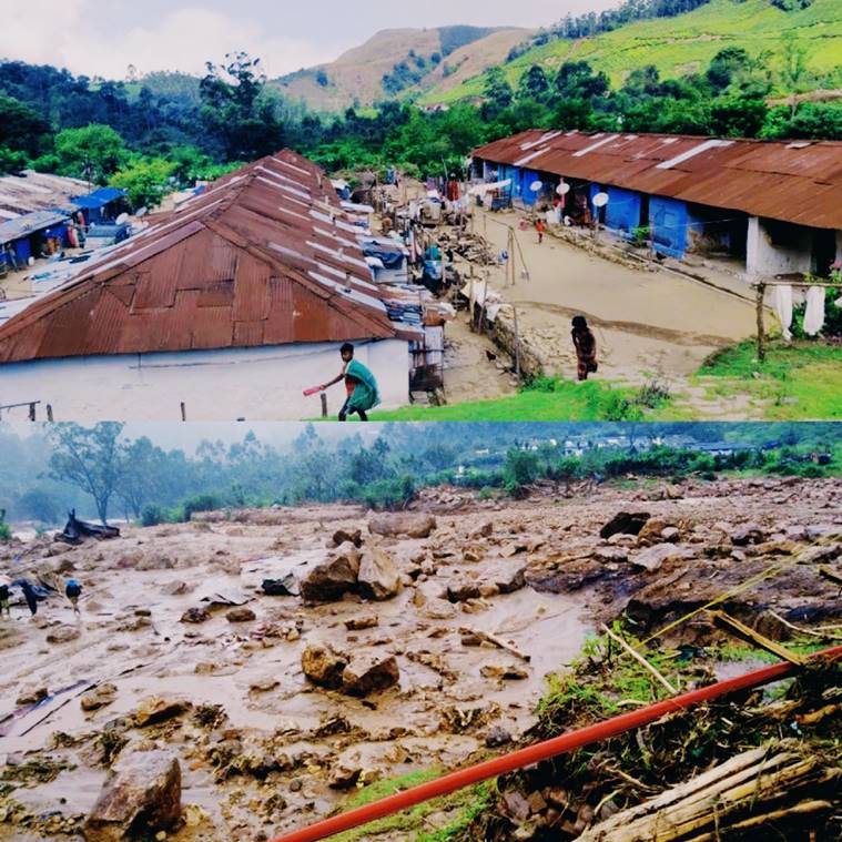 Idukki landslide, Kerala landslide, Munnar landslide, Idukki landslide news, Kerala tea plantations, Munnar death toll, Kerala, Indian Express