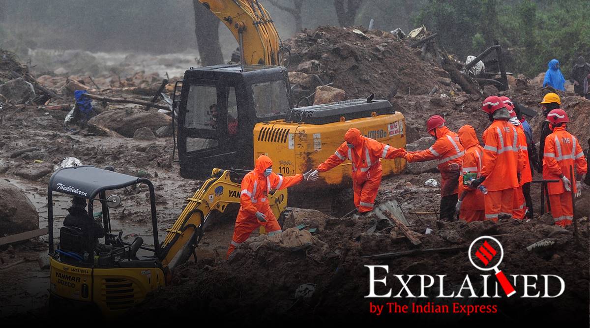 Idukki landslide, Kerala landslide, Munnar landslide, Idukki landslide news, Kerala tea plantations, Munnar death toll, Kerala, Indian Express