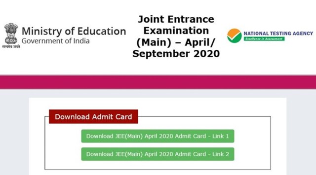 JEE Main admit card available now at  jeemain.nta.nic.in. Representational image/ file 