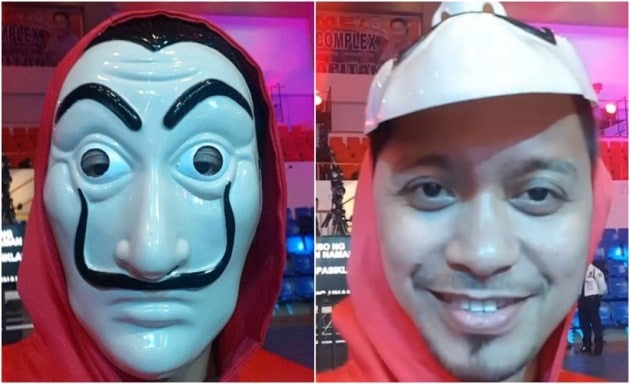 Jhong Hilario money heist fan