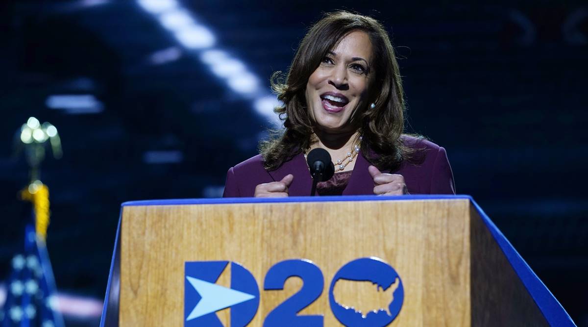Us Election 2020 Kamala Harris Outlines Her Vision For America Slams Donald Trump In Vp Acceptance Speech World News The Indian Express