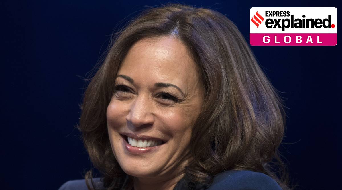Kamala Harris, Kamala Harris Joe Biden, Kamala Harris running mate, who is Kamala Harris, Kamala Harris profile, Kamala Harris news, US Election news, Indian Express