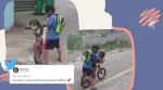 little boy makes dog wear mask viral video, Ecuador, south america, covid-19, coronavirus, trending, indian express, indian express news