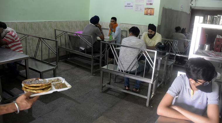 Coronavirus pandemic, food joints, Amritsar news, Punjab news, Indian express news