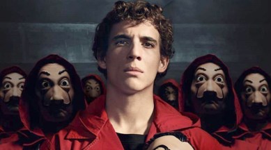 rio money heist Miguel Her posterrán
