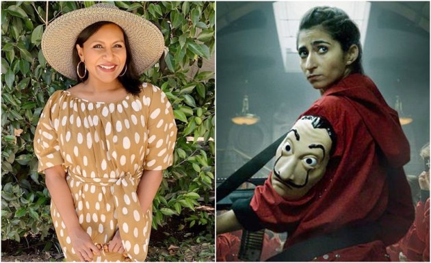 Mindy Kaling money heist fan