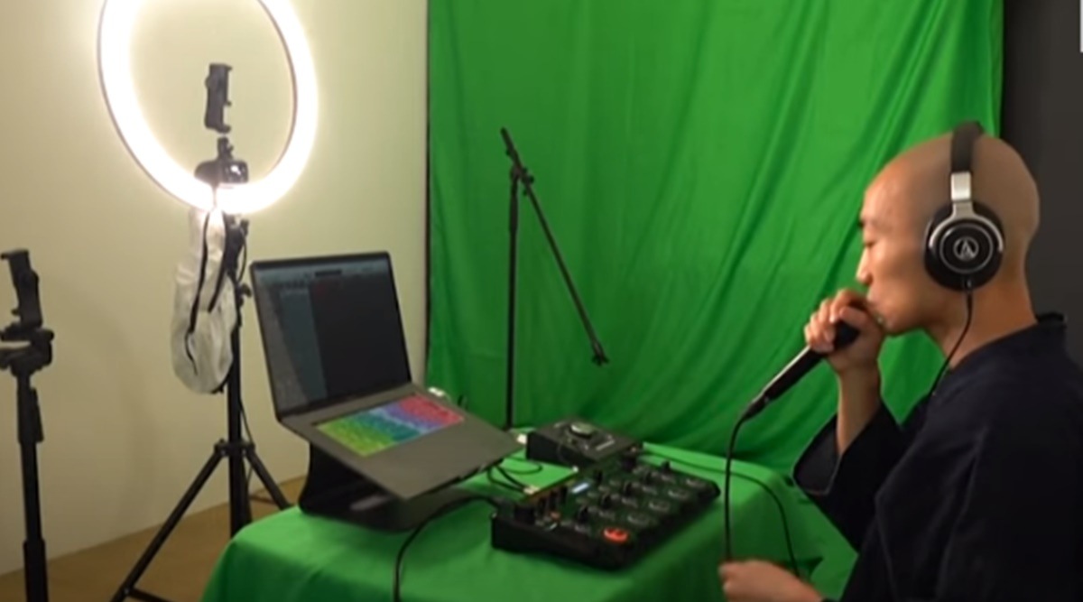 Beatboxing monk, Buddhist monk beatboxing, Buddhist monk, Japanese Zen Buddhist, viral video, Trending news, Indian Express news