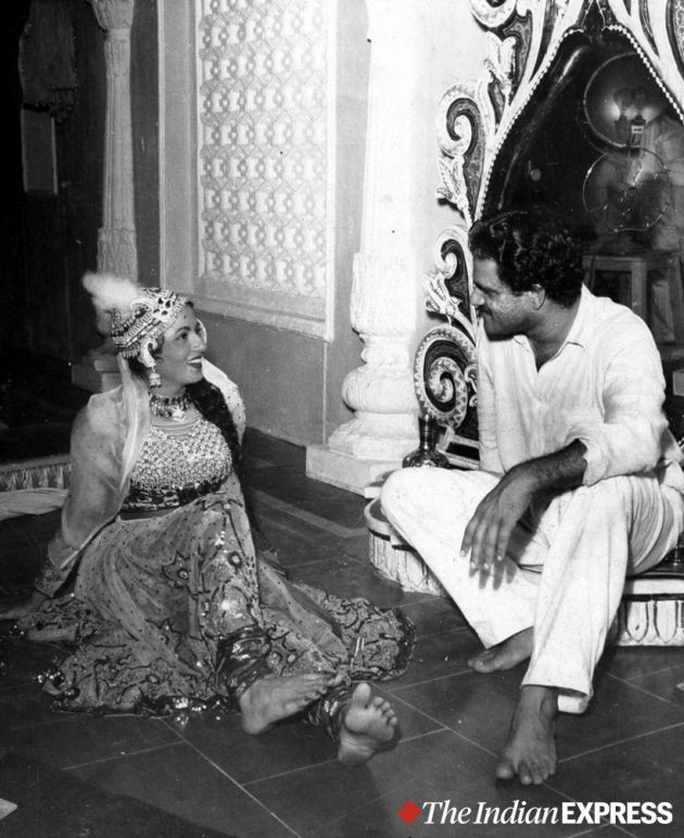 k asif madhubala mughal-e-azam unseen pics