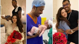Natasa Stankovic, Hardik Pandya son photos