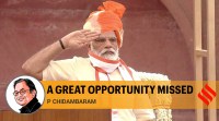 P-Chidambaram prime minister narendra modi, narendra modi independence day speech, pm modi independence day speech announcements, make in india, covid 19 pandemic, p chidambaram