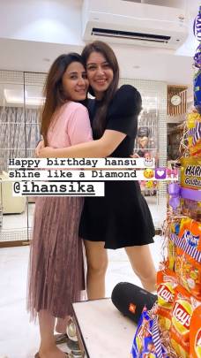 hansika motwani birthday celebration