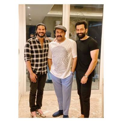 mohanlal, dulquer salmaan, prithviraj