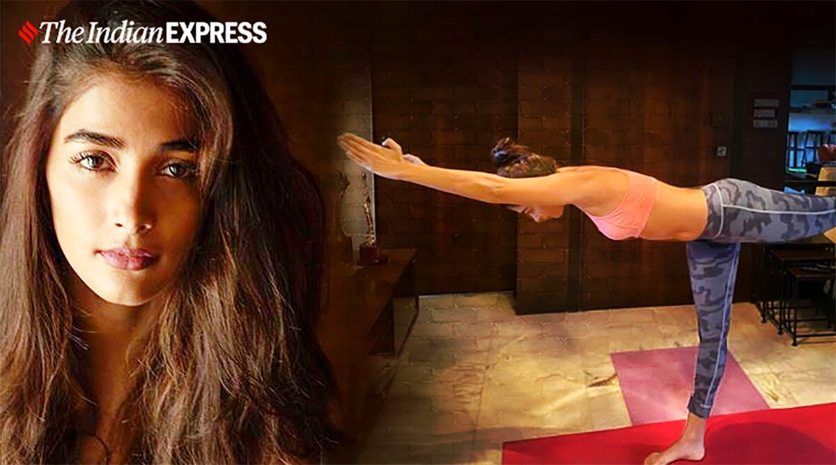 1200px x 667px - Pooja Hegde aces the warrior pose III; can you? | Lifestyle News,The Indian  Express