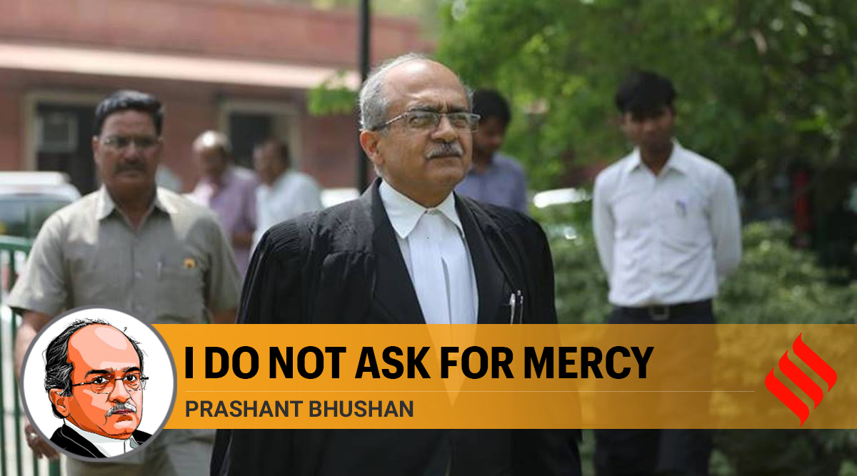 Prashant Bhushan contempt case, Prashant Bhushan writes, Prashant Bhushan case SC, Contempt of court, SC on Prashant Bhushan, Prashant Bhushan SC, Express opinion