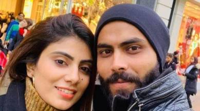 Ravindra Jadeja's wife, spat with woman cop, covid mask, Coronavirus cases, indian express news