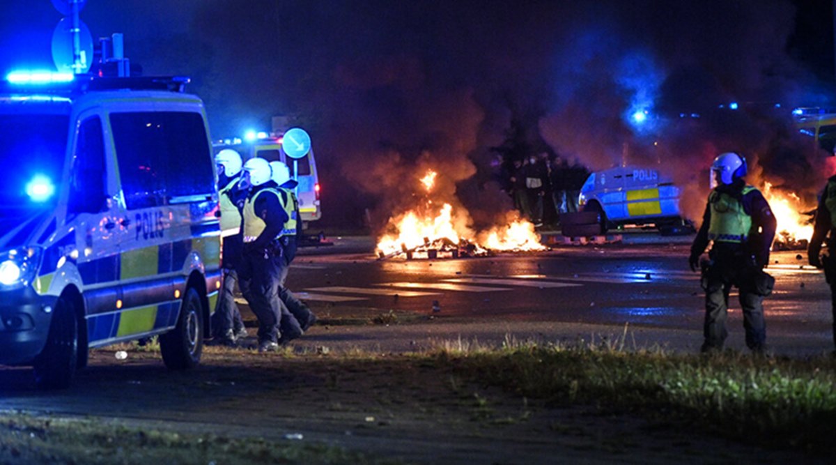 Malmo, Malmo riots. Sweden, Sweden riots