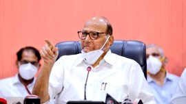 Sharad Pawar, Sharad Pawar Covid, Sharad Pawar Mumbai residence, Mumbai news, city news, Indian Express