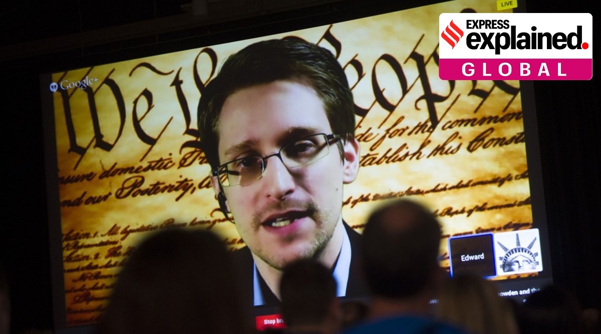 Edward Snowden, Who is Edward Snowden, Edward Snowden pardon, Trump to pardon Edward Snowden, Edward Snowden exile, Edward Snowden news, Indian Express