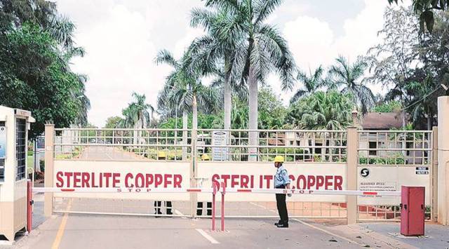 The entrance of Sterlite Industries Ltd’s copper plant in Tuticorin, Tamil Nadu. (Reuters File Photo)
