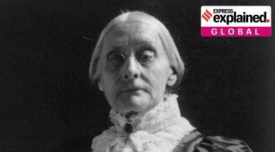Susan B Anthony, who is Susan B Anthony, Susan B Anthony pardon, Trump pardon, Donald Trump, Trump pardons Susan B Anthony, Indian Express