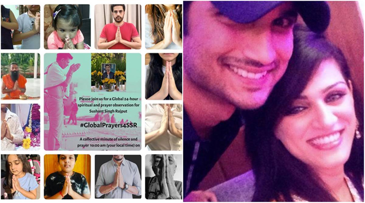 sushant singh rajput global prayer meet shweta singh kirti