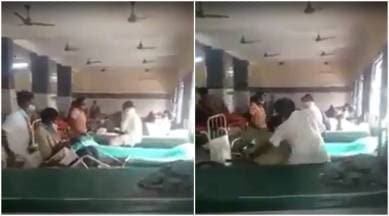 389px x 216px - Hospital employee drags patient out of wheel-chair in TN, viral video leads  to suspension | Chennai News, The Indian Express
