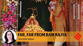 ayodhya bhoomi pujan, ayodhya ram temple bhoomi pujan, prime minister narendra modi, pm modi ram mandir bhoomi pujan, article 370, kashmir article 370, tavleen singh, indian express