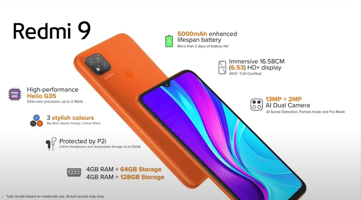 Redmi 9 India price starts at Rs 8,999: Specs, variants, and