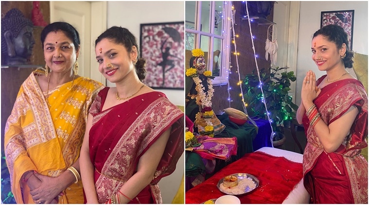 Ankita Lokhande performs Mahalaxmi pooja, says God is with us ...